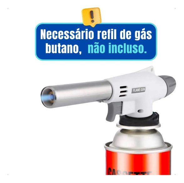 Maçarico de Cozinha Portátil – Para Flambagem e Receitas Gou