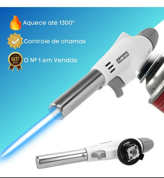 Maçarico de Cozinha Portátil – Para Flambagem e Receitas Gou