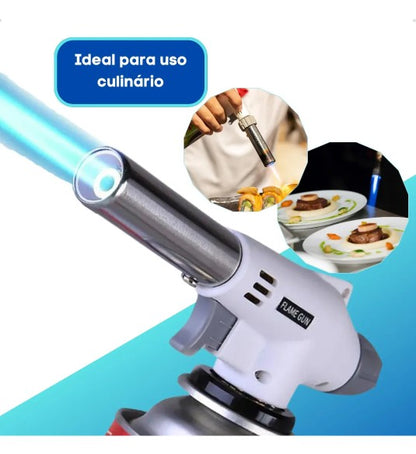 Maçarico de Cozinha Portátil – Para Flambagem e Receitas Gou