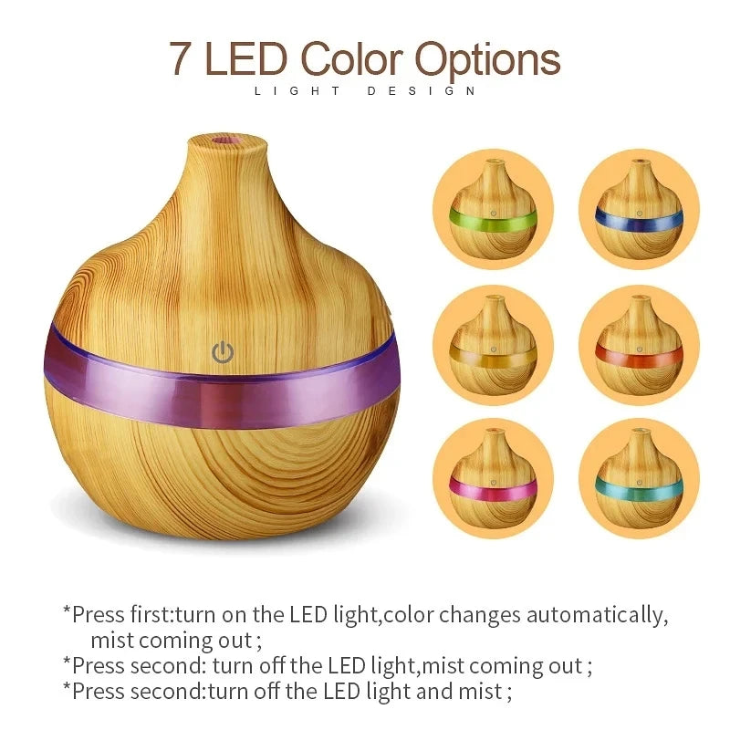 "Breathe Better, Live Calmer – Ultrasonic Aroma Diffuser for a Serene Home Atmosphere"
