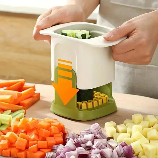 Multifunctional Vegetable Chopper and Slicer with Ergonomic Handle